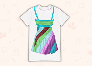 Colorful Rom Com Cosplay Costume - Tshirt Dress