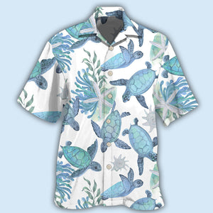 Blue Turtle Basic - Hawaiian Shirt