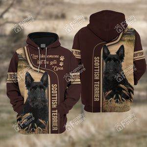 Uni Scottish Terrier Cattle All Over Printed 3D - Personalized Hoodie