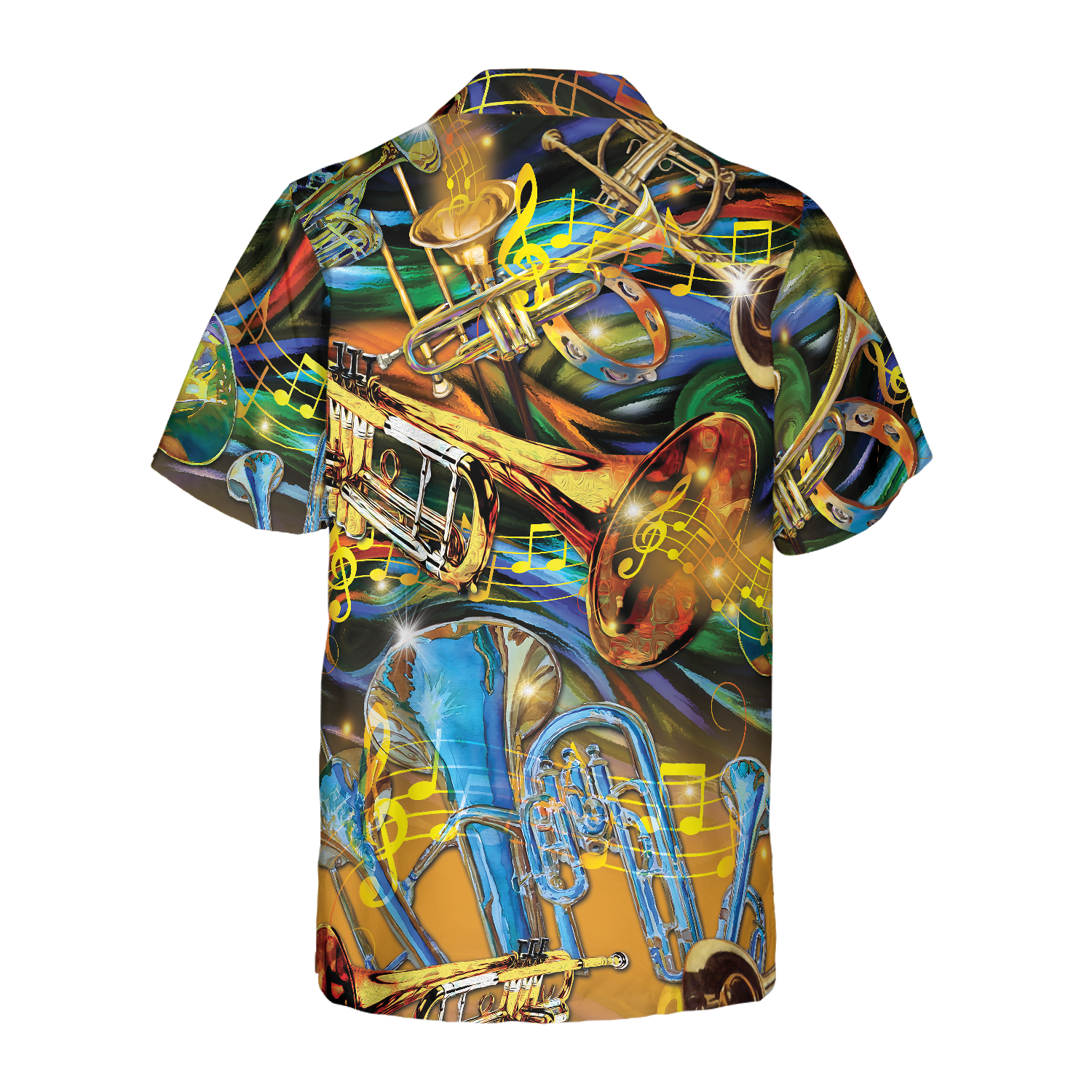 Unisex Saxophone - Hawaiian Shirt