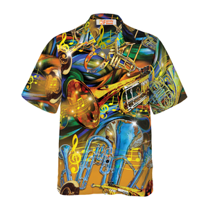 Unisex Saxophone - Hawaiian Shirt