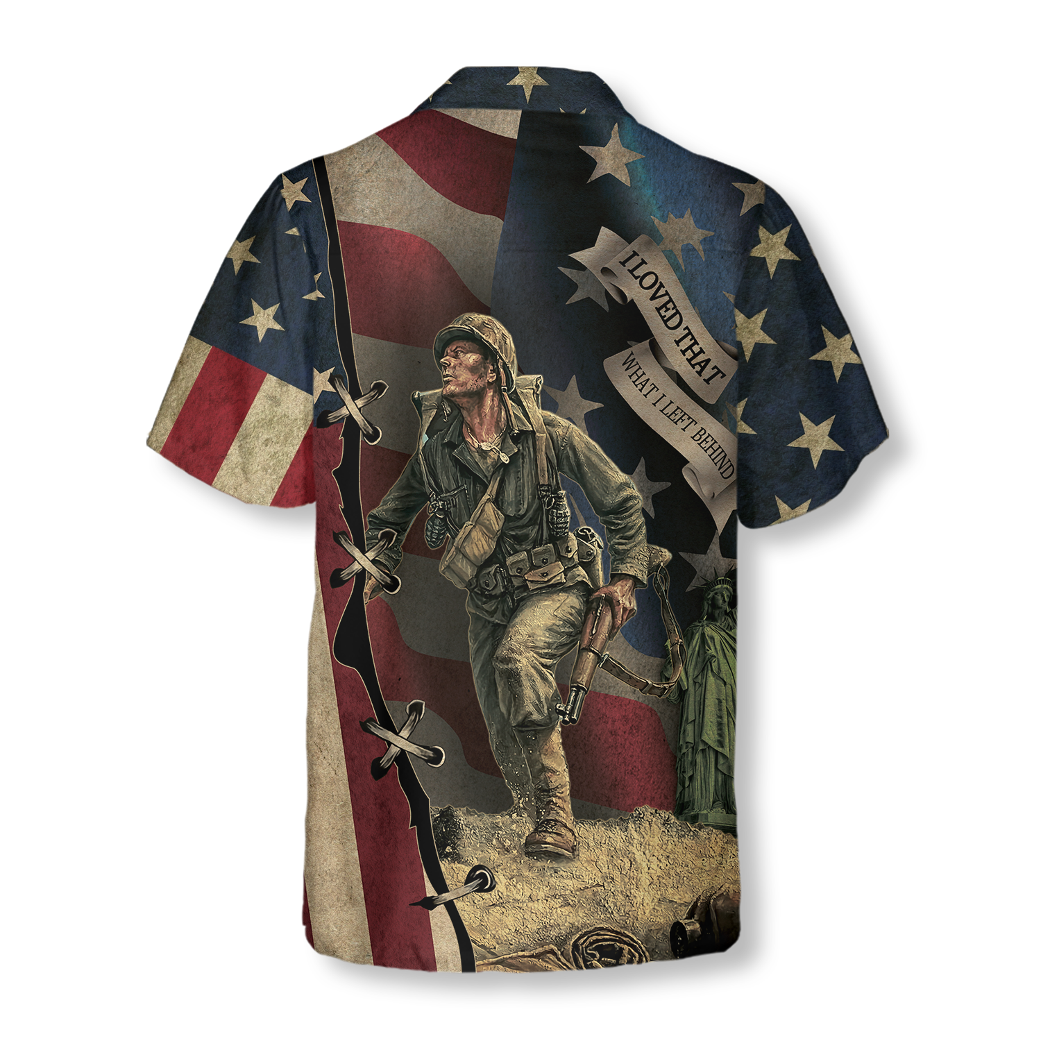 Veteran I Fought Because I Loved That What I Left Behind - Hawaiian Shirt