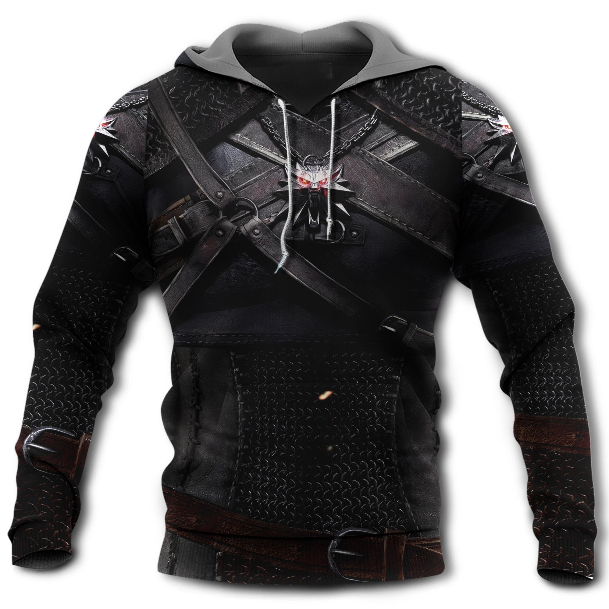 Viking Blood Black With Modern Style - Hoodie