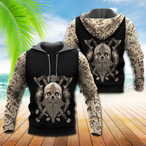 Viking Blood Skull So Cool - Hoodie