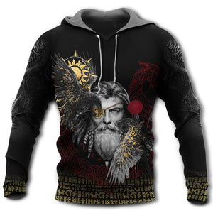 Viking Odin's Raven So Amazing - Hoodie