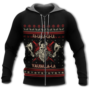 Viking Valhalla Super Man Amazing With Red Style - Hoodie