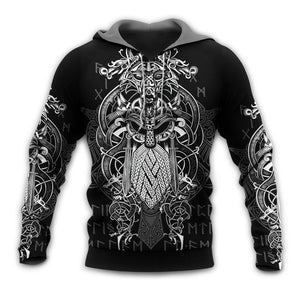 Viking Warrior Blood Pattern - Hoodie