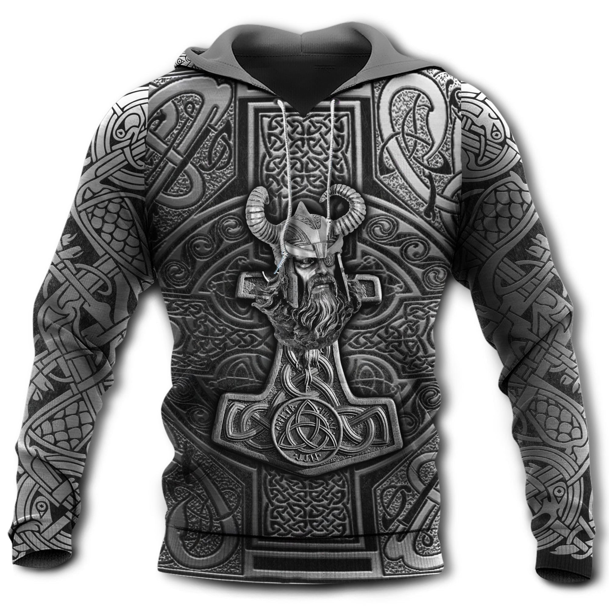 Viking Warrior Metal - Personalized Hoodie