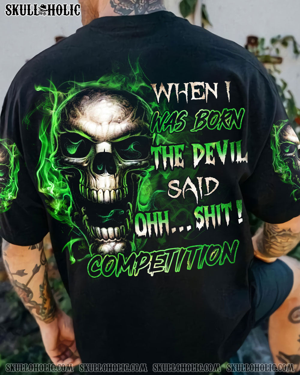 WHENIWASBORNSKULLALLOVERPRINT YHHN11112241