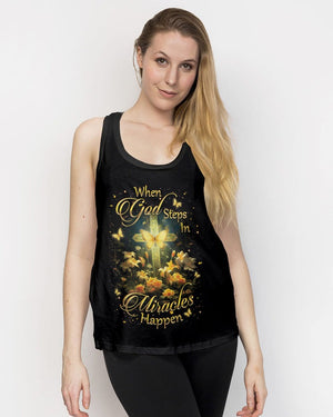 When God Steps In Miracles Happen - Women's All Over Print Shirt - AT4080513