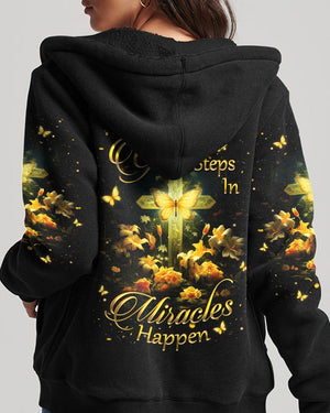 When God Steps In Miracles Happen - Women's All Over Print Shirt - AT4080513