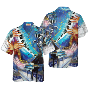 Where Words Fail Piano Speaks - Hawaiian Shirt