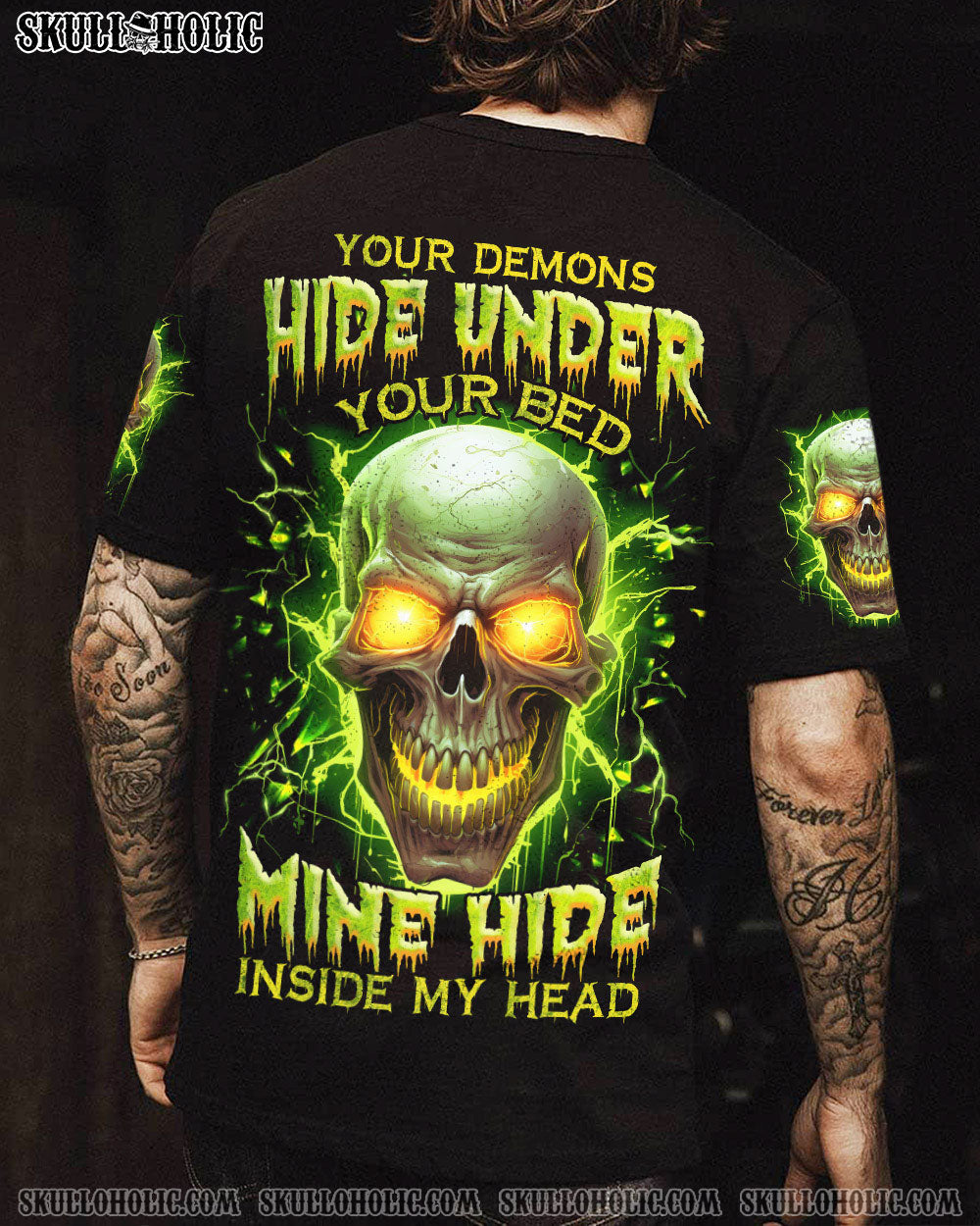 YOURDEMONSHIDEUNDERYOURBEDALLOVERPRINT TLNZ1606233_Shortsleeves_T shirt_S1