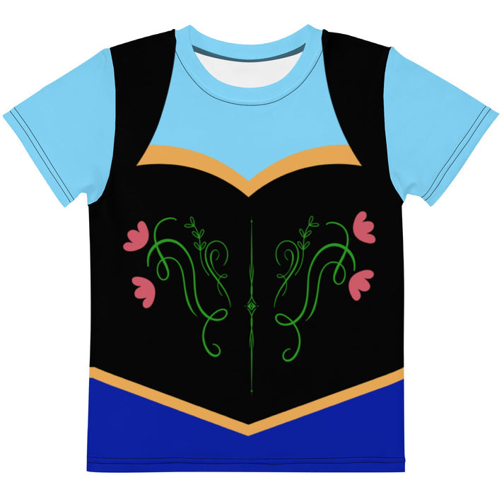 Anna Inspired Frozen Cosplay Costume - Kid TShirt