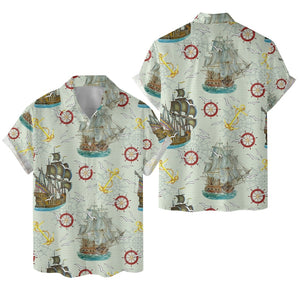 Vintage Pirate Treasure Map - Hawaiian Shirt