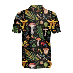 Mycology Tropical Mushroom Botanical - Men Polo Shirt