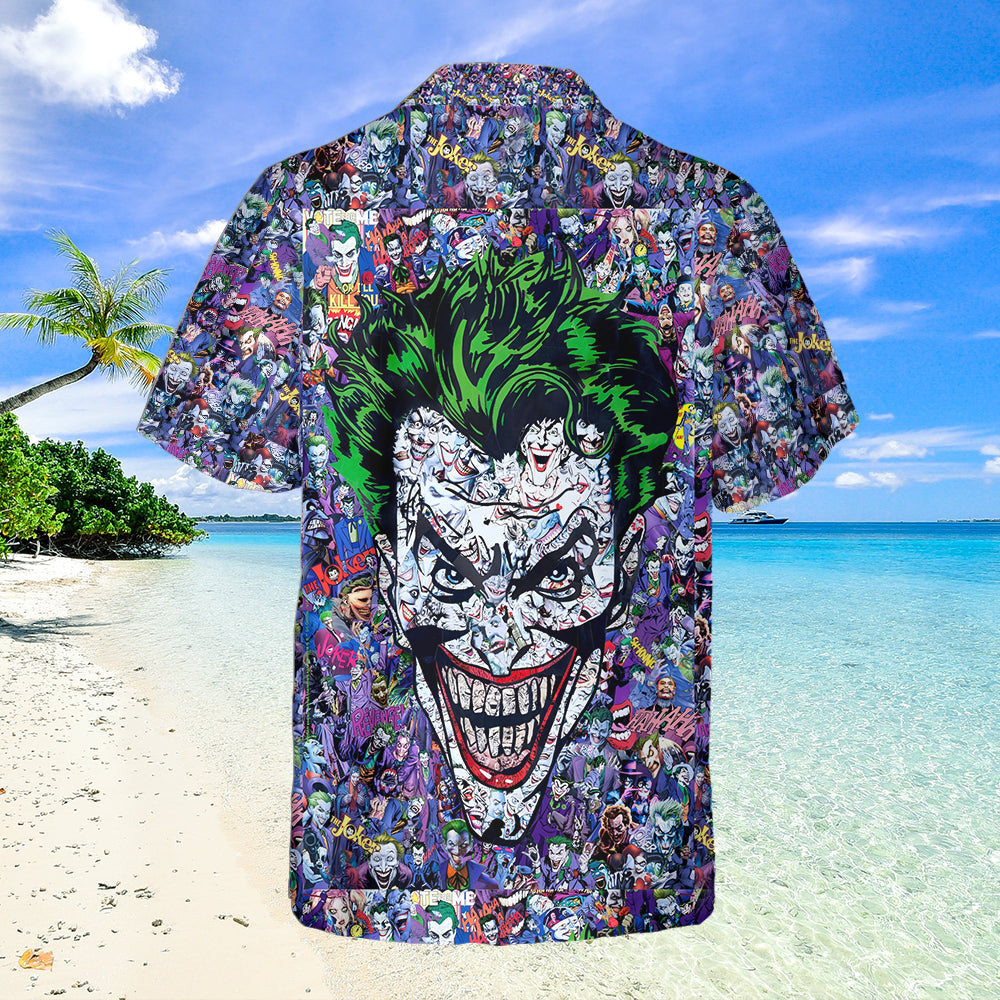 Joker The Most Favourite Characters Pattern Hawaiian Shirt