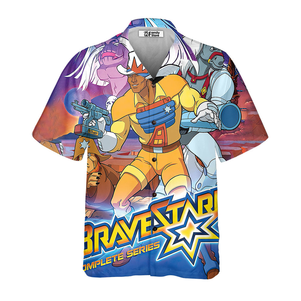 BraveStarr Wikipedia Men's Short Sleeve Hawaiian Shirt