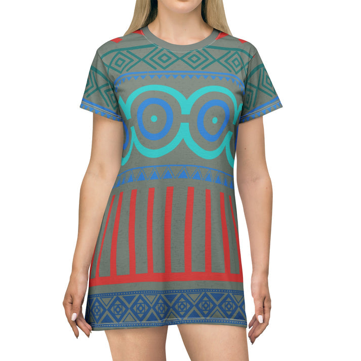 friendly oaken t shirt dressskater dresslittle lady shay boutiqueall over printaopaop clothing 318742