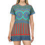 friendly oaken t shirt dressskater dresslittle lady shay boutiqueall over printaopaop clothing 318742