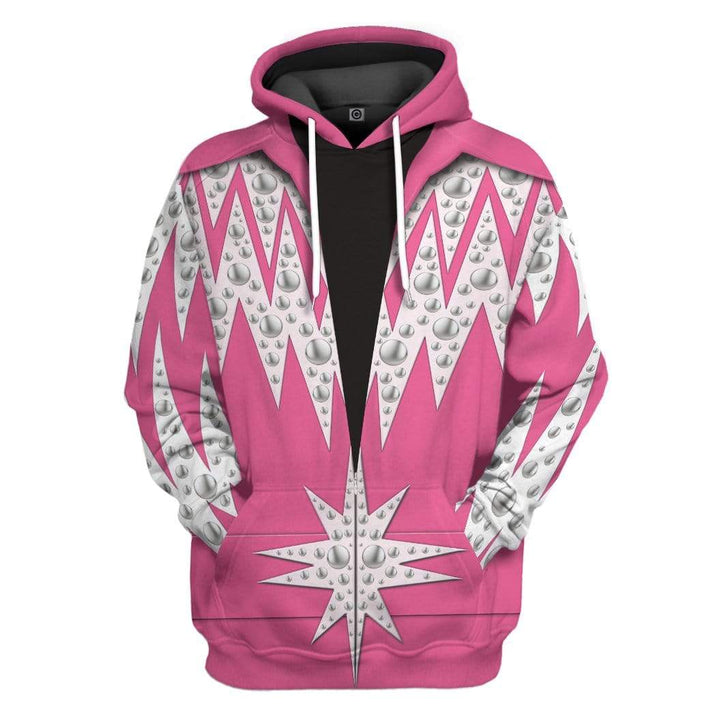 Bedazzled Hot Pink Jumpsuit - Costume Cosplay Hoodie