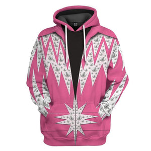 Bedazzled Hot Pink Jumpsuit - Costume Cosplay Hoodie