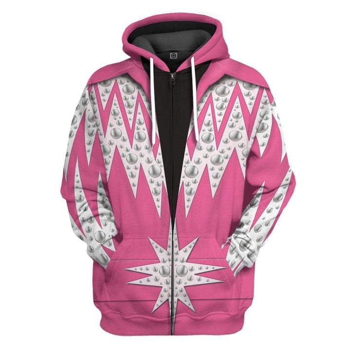 Bedazzled Hot Pink Jumpsuit - Costume Cosplay Hoodie