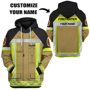 3D Firefighter Uniform - Personalized Costume Cosplay Hoodie