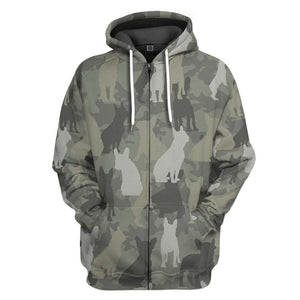 French Bulldog Camo - Hoodie