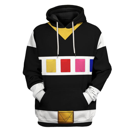 gearhuman 3d power rangers in space black custom tshirt hoodie apparel gv040111 3d apparel hoodie s 565889
