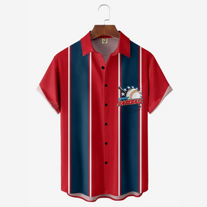 Dynamic Sport Baseball Pattern - Hawaiian Shirt