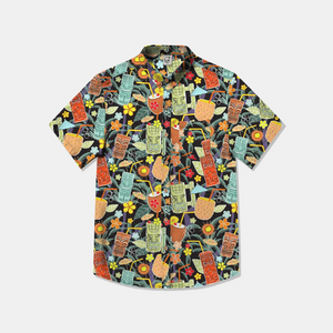 Hawaii Tiki Tiki Tropical Pattern - Hawaiian Shirt