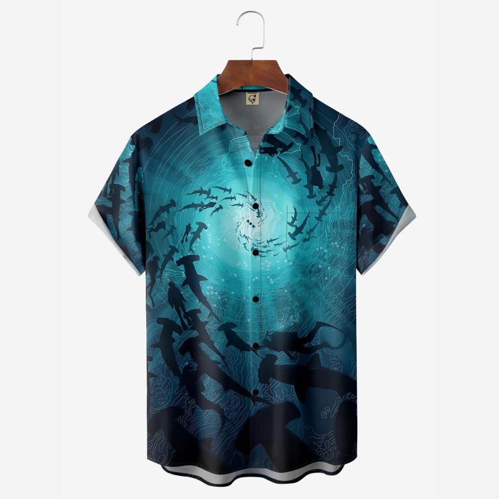 Marine Animal Hammerhead Shark - Hawaiian Shirt