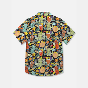 Hawaii Tiki Tiki Tropical Pattern - Hawaiian Shirt