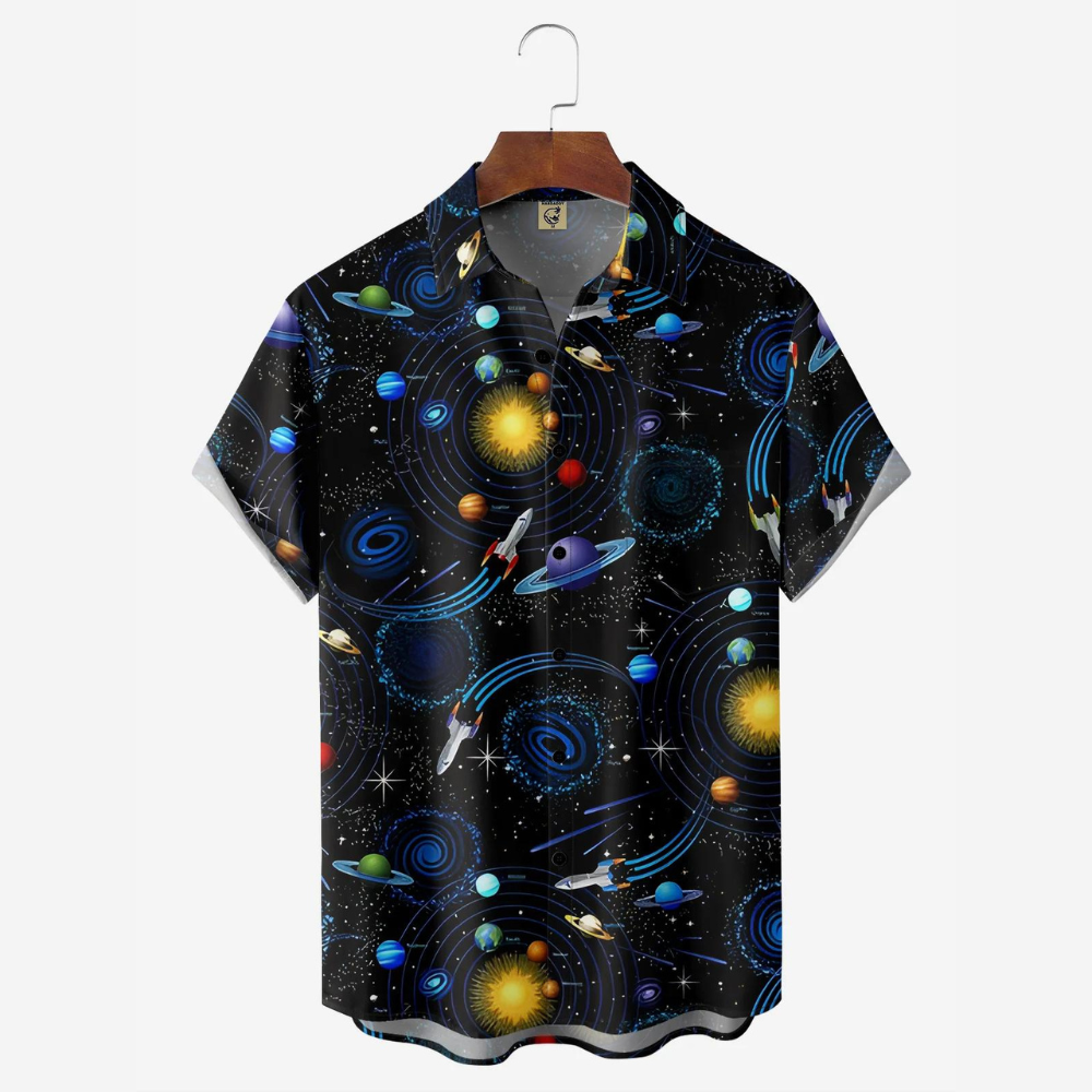 Planets Out Of The Galaxy - Hawaiian Shirt