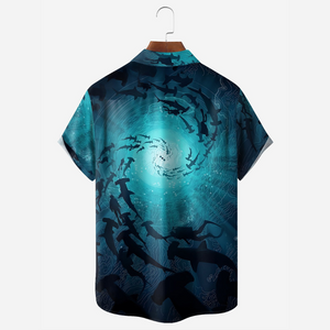 Marine Animal Hammerhead Shark - Hawaiian Shirt