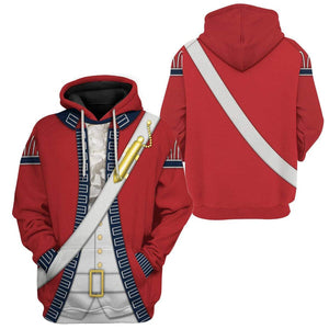 British Red Coat - Costume Cosplay Hoodie