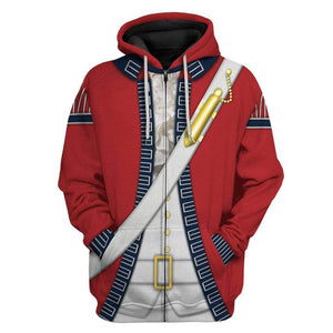 British Red Coat - Costume Cosplay Hoodie