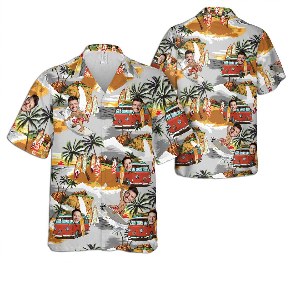 Custom Photo I'm On The Mood Of A Vacation 3 - Personalized Hawaiian Shirt