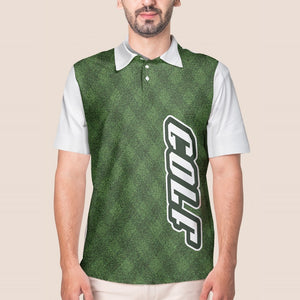 Green Cool Golf Course - Gift For Golf Lovers - Men Polo