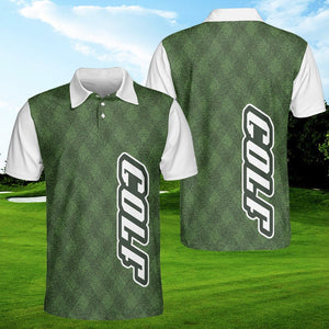 Green Cool Golf Course - Gift For Golf Lovers - Men Polo