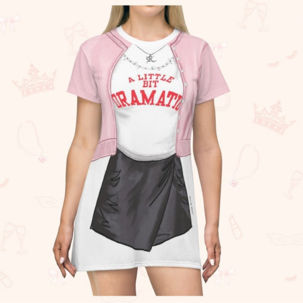 Drama Queen Loungewear Cosplay Costume - Tshirt Dress