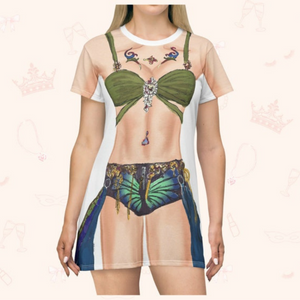 Britney Spears Snake 4 U With Body Cosplay Costume - Tshirt Dress