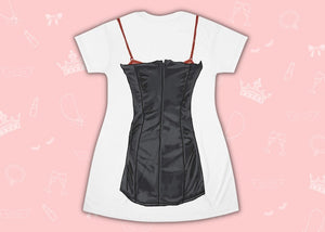 Loungewear Inspired 2-Strap Dress Cosplay Costume - Tshirt Dress