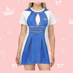 Flight Attendant Loungewear Cosplay Costume - Tshirt Dress