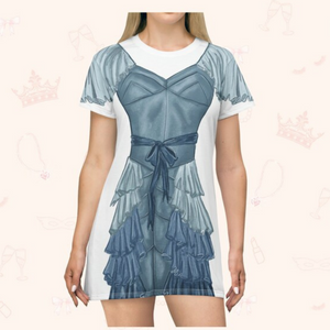 Winter Ball Loungewear Cosplay Costume - Tshirt Dress