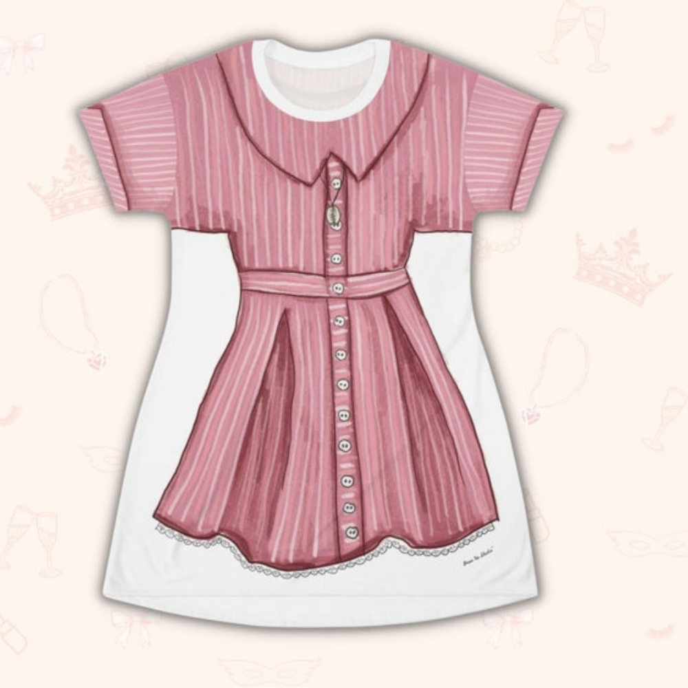 Pink Doll Outfit Cosplay Costume - Tshirt Dress