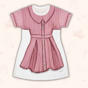 Pink Doll Outfit Cosplay Costume - Tshirt Dress