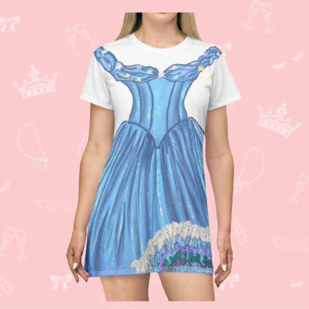 Light Blue Loungewear - Tshirt Dress