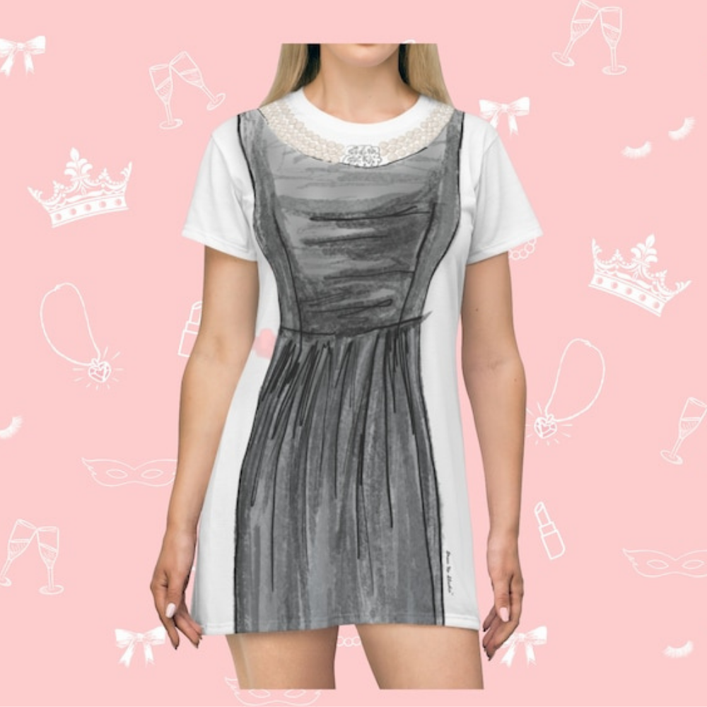 Breakfast At Tiffany's Cosplay Costume - Tshirt Dress